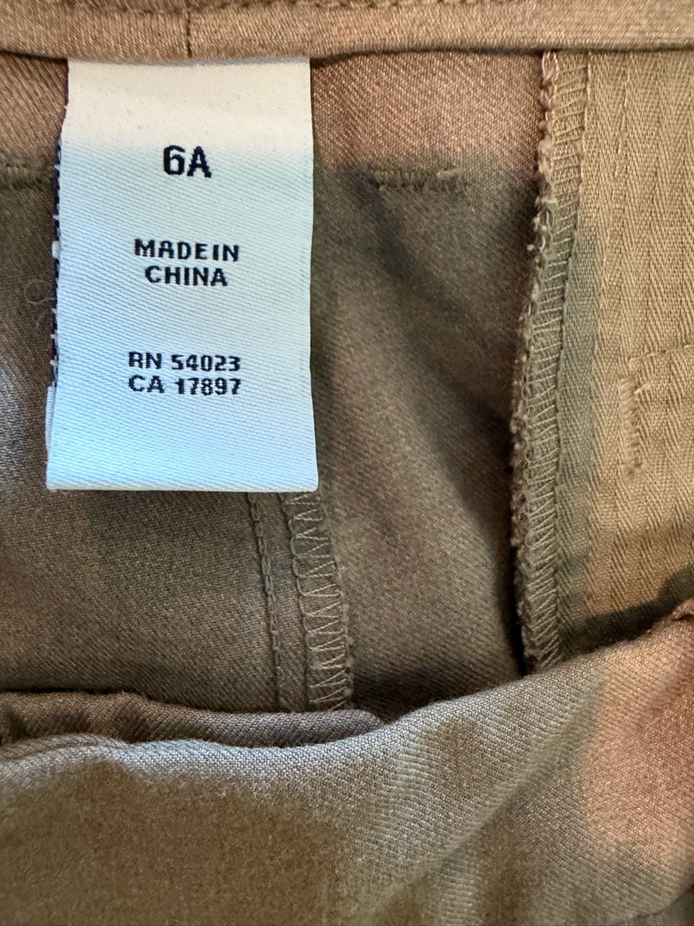 GAP Straight-Leg Pants in Light Brown Size 6 - Picture 9 of 10